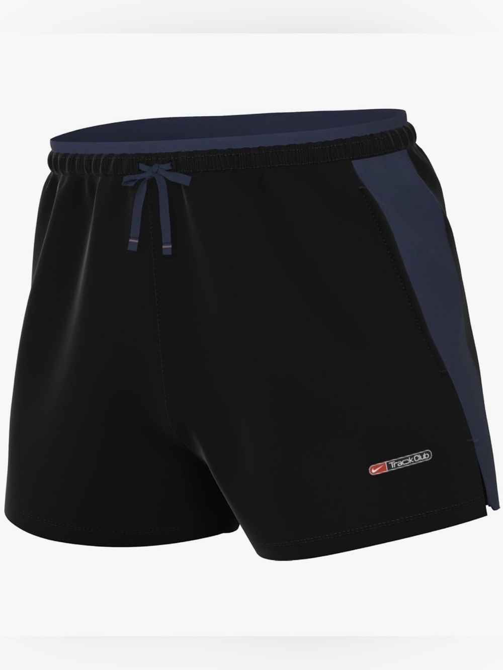 Nike Men's Track Club Dri-FIT 5" Brief-Lined Running Shorts Black/Navy Sz M L